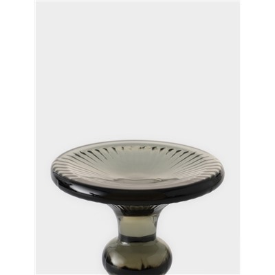 Бокал для вина Magistro «Грани», 250 мл, 8×14.5 см, стекло, графитовый