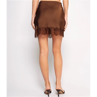 Юбка #КТ6827, шоколадный