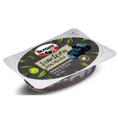 Оливки (Маслины) черные с косточкой Турция, 100гр