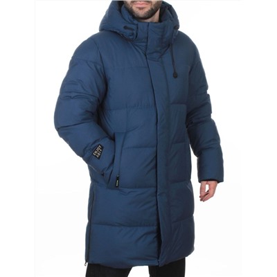 6591 BLUE Куртка мужская зимняя (200 гр. холлофайбер)
