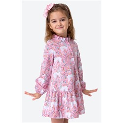 Хлопковое платье для девочки Happyfox