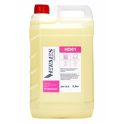 Щелочное средство для посудомоечных машин HERMES INDUSTRY AUTO CROCK Hd=01, 5.8 кг