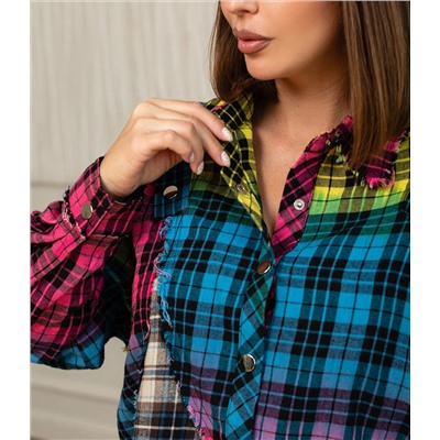 Рубашка #КТ36386, розовый