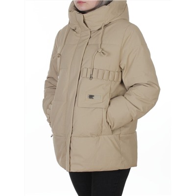 YR-6616 BEIGE Куртка зимняя женская (150 гр. холлофайбер)