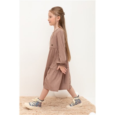 Платье холодный какао Crockid