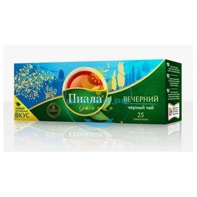Чай Пиала Голд 25 пак. вечерний (кор*90)