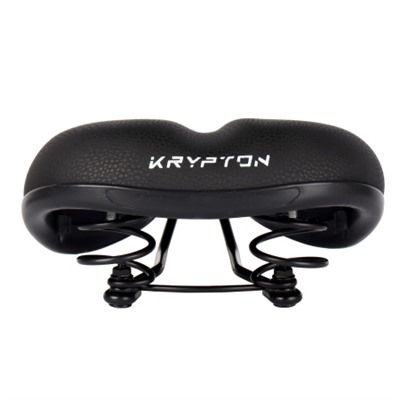 Седло велосипедное комфортное KRYPTON KRPT-153-N841C, размер: 255x210 /уп 20/