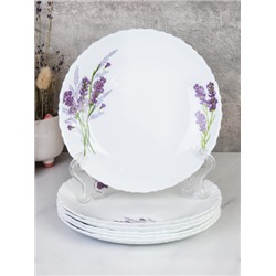 Набор тарелок 6 штук 190 мм / LHP-75 (7131-3) /уп 12/ Букет лаванды