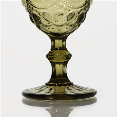 Бокалы для вина Magistro «Ла-Манш», 250 мл, 8×15.5 см, стекло, набор 2 шт., зелёные