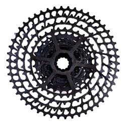 Кассета SUNSHINE MTB ультралегкая. 12 скоростей. 11-50T. HR12-50SL. чёрный цвет, 32-50T CNC алюминий 365 г /уп 10/
