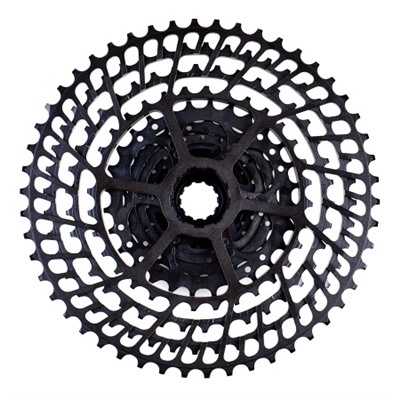 Кассета SUNSHINE MTB ультралегкая. 12 скоростей. 11-50T. HR12-50SL. чёрный цвет, 32-50T CNC алюминий 365 г /уп 10/