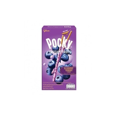 Печенье-палочки покки со вкусом Черничного Йогурта Pocky Glico 38гр
