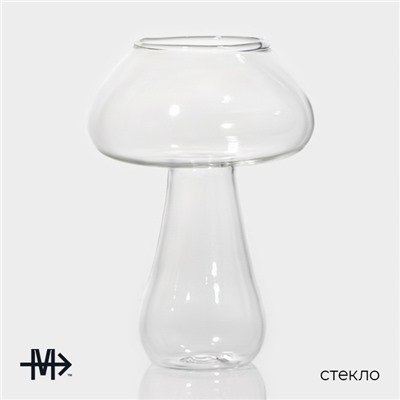 Бокал Magistro «Гриб», 200 мл, стекло, прозрачный