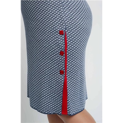 Платье М 2984/джинсовый