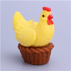 Свеча декоративная «Курочка в корзинке»