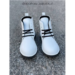 Ab. Zapatos 2619 BLANCO+Vera pelle flores АКЦИЯ