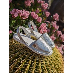 AB.Zapatos · 504-8 Guepardo plata+Pelle · MALISA (560) BLANCO