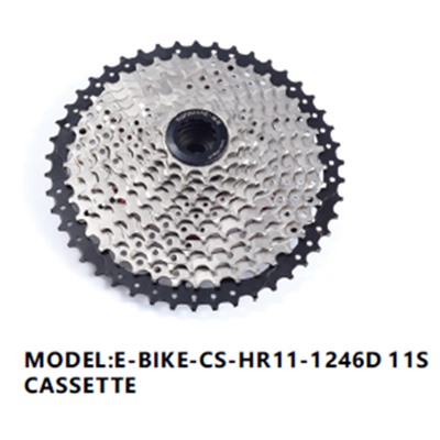 Кассета SUNSHINE E-BIKE. 11 скоростей. 12-46T. HR11-1246D. Steel. 592 г /уп 20/