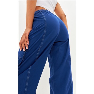 Брюки женские карго на резинке TP08-01-2017 синие