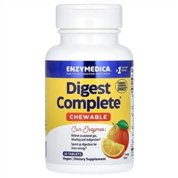 Enzymedica, Chewable Digest, апельсин, 30 жевательных таблеток