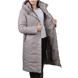TR-2303 GRAY BEIGE Пальто зимнее женское (верблюжья шерсть)
