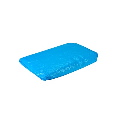 Тент защитный, 5×6 м, плотность 75 г/м², УФ, люверсы шаг 1 м, голубой