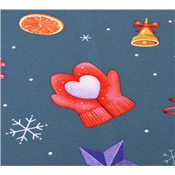 Скатерть рогожка Колядки 1 Текс-Дизайн
