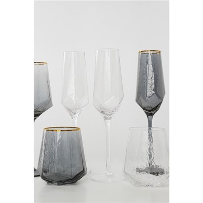 Бокал для шампанского Magistro «Дарио», 180 мл, 5×27.5 см, стекло, прозрачный