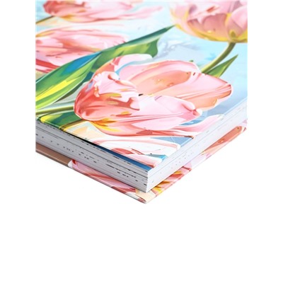 Творческий ежедневник, твердая обложка А5, 120 л «Расцветай»