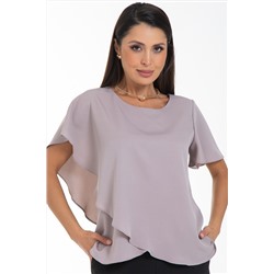 Блузка лёгкая в цвете капучино