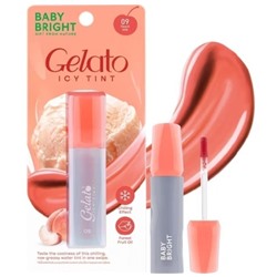Тинт для губ Baby Bright Gelato Icy Tint оттенок 09 Персиковое Молоко 3 гр
