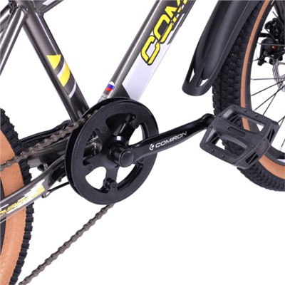Велосипед 20" рама 12" 7sp COMIRON REBEL чёрный