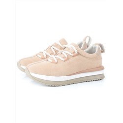03-5950-6 BEIGE Полуботинки женские (натуральная замша)