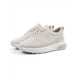 03-23F-2 BEIGE Кроссовки женские (натуральная кожа)