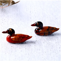 Сувенир «Уточки мандаринки», талисман фен-шуй, набор 2 шт.