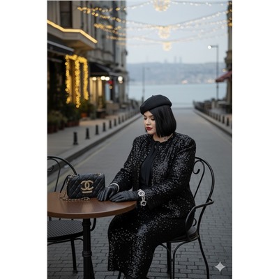 Блуза, жакет, юбка Vittoria Queen 27593 черный