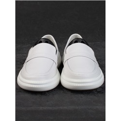 03-ZL-8501 WHITE Полуботинки женские (натуральная кожа)