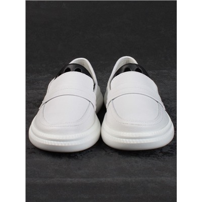 03-ZL-8501 WHITE Полуботинки женские (натуральная кожа)