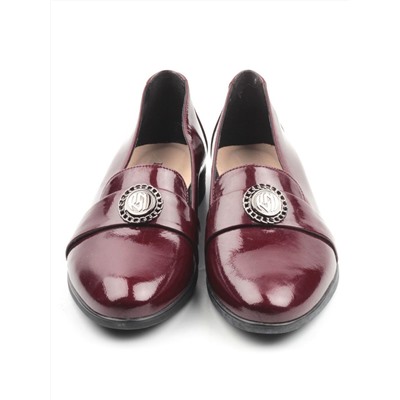 03-DMQN15-3 WINE Полуботинки женские (натуральная кожа)