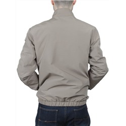 EM25057-1 BEIGE Куртка-бомбер мужская демисезонная (100 гр. синтепон)
