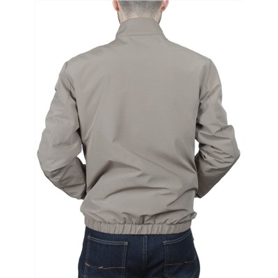 EM25057-1 BEIGE Куртка-бомбер мужская демисезонная (100 гр. синтепон)