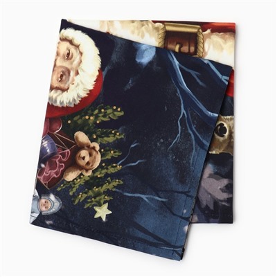 Полотенце кухонное новогоднее «Этель. Рождественская история», 40×70 см, 100% хлопок, саржа 190 г/м²