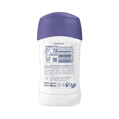 Dove deo stick 40 ml Красота и Уход (Original)