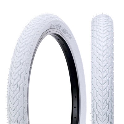 Покрышка для велосипеда KRYPTON BMX WOOHOOO WHITE 20X2.35 30TPI