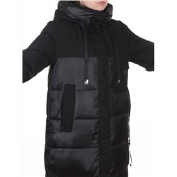 A81 BLACK Пальто зимнее женское (200 гр. холлофайбер)