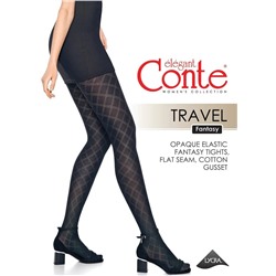 CONTE TRAVEL Колготки женские с геометрическим рисунком