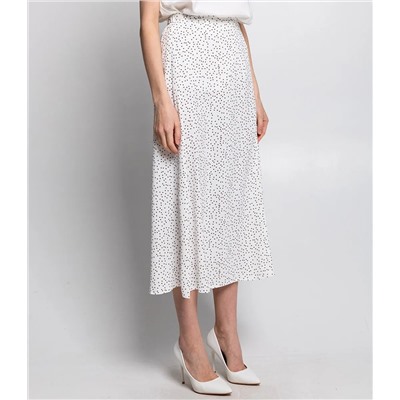 Юбка #ОКТ015002, белый,коричневый