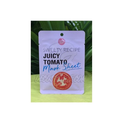 Осветляющая тканевая маска с Томатом от Cathy Doll, «Sweety Recipe» Juicy Tomato Mask Sheet, 25 гр