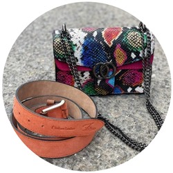 AB.Z · Pelle · 21-36 (510)+Ab.Zapatos Pelle cinturon (140) Coral