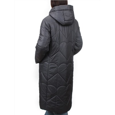 TR-2301 DK. GRAY Пальто зимнее женское (верблюжья шерсть)